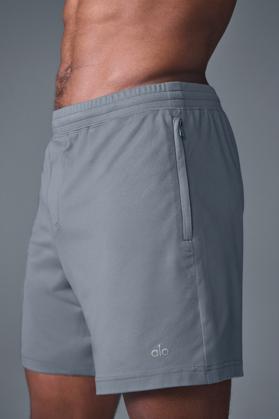 7" Conquer React Performance Short - Steel Grey