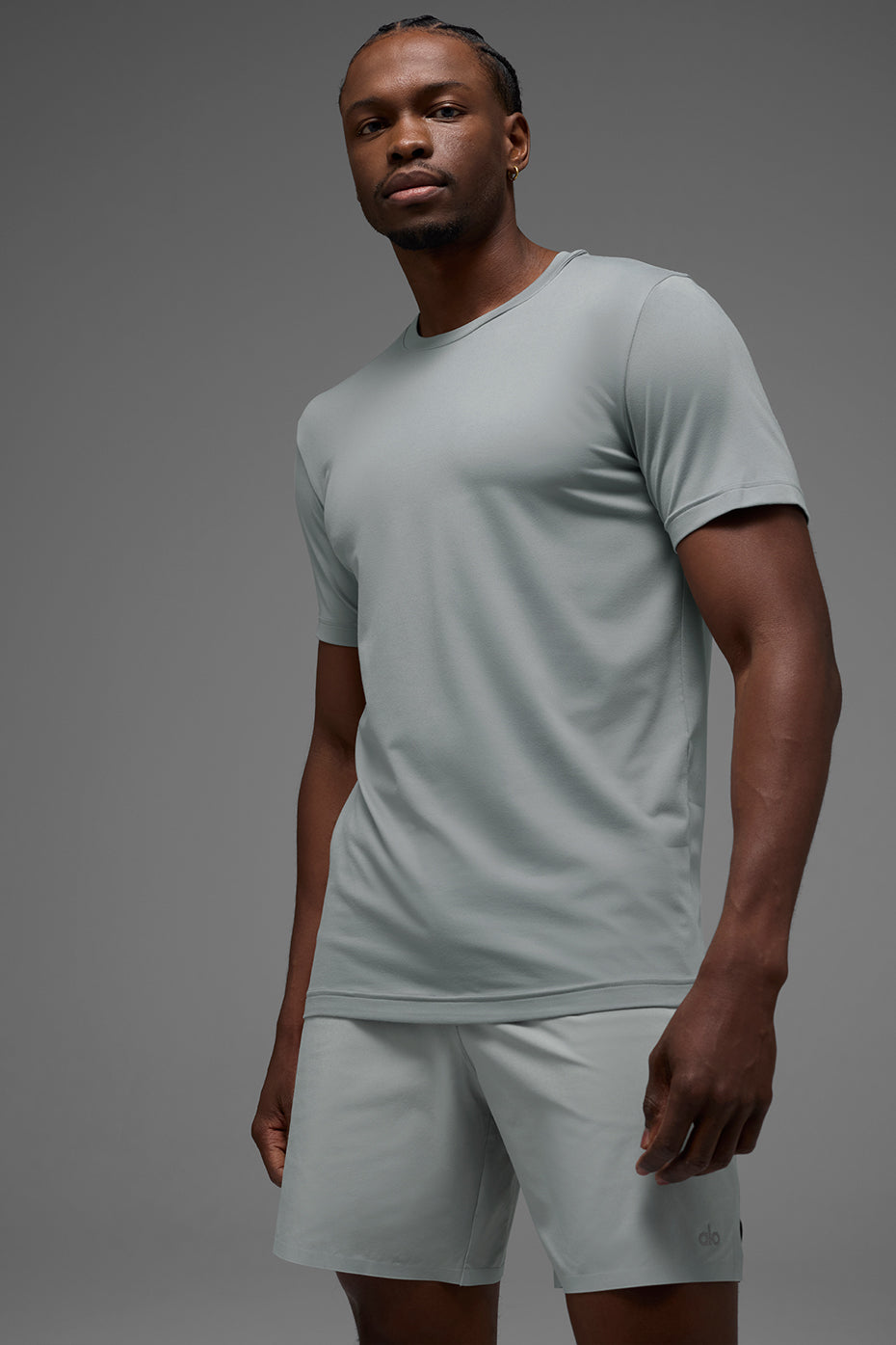 Conquer Reform Crewneck Short Sleeve - Lunar Grey