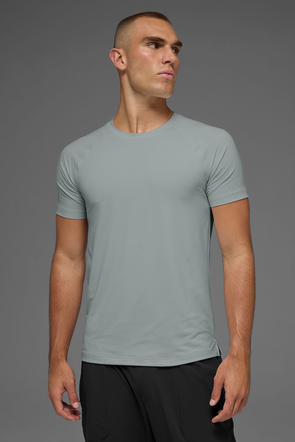 Idol Crewneck Short Sleeve - Lunar Grey