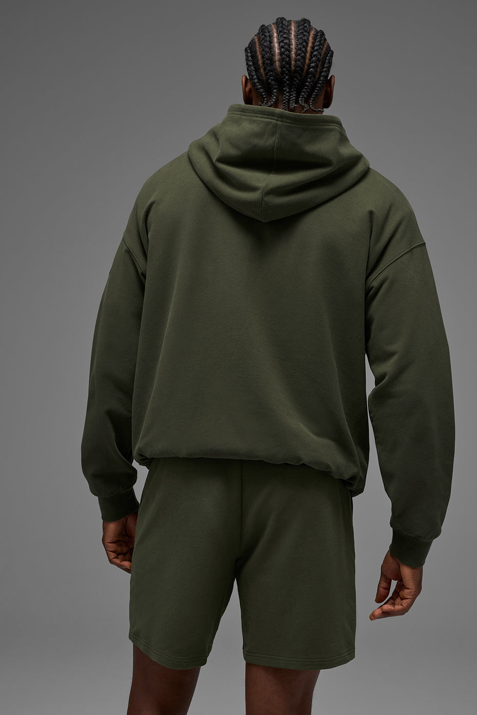 Double Take Hoodie - Green Olive
