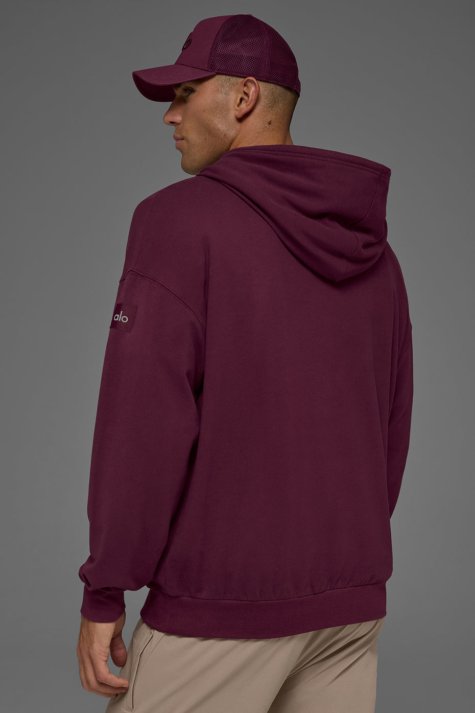 Double Take Hoodie - Burgundy