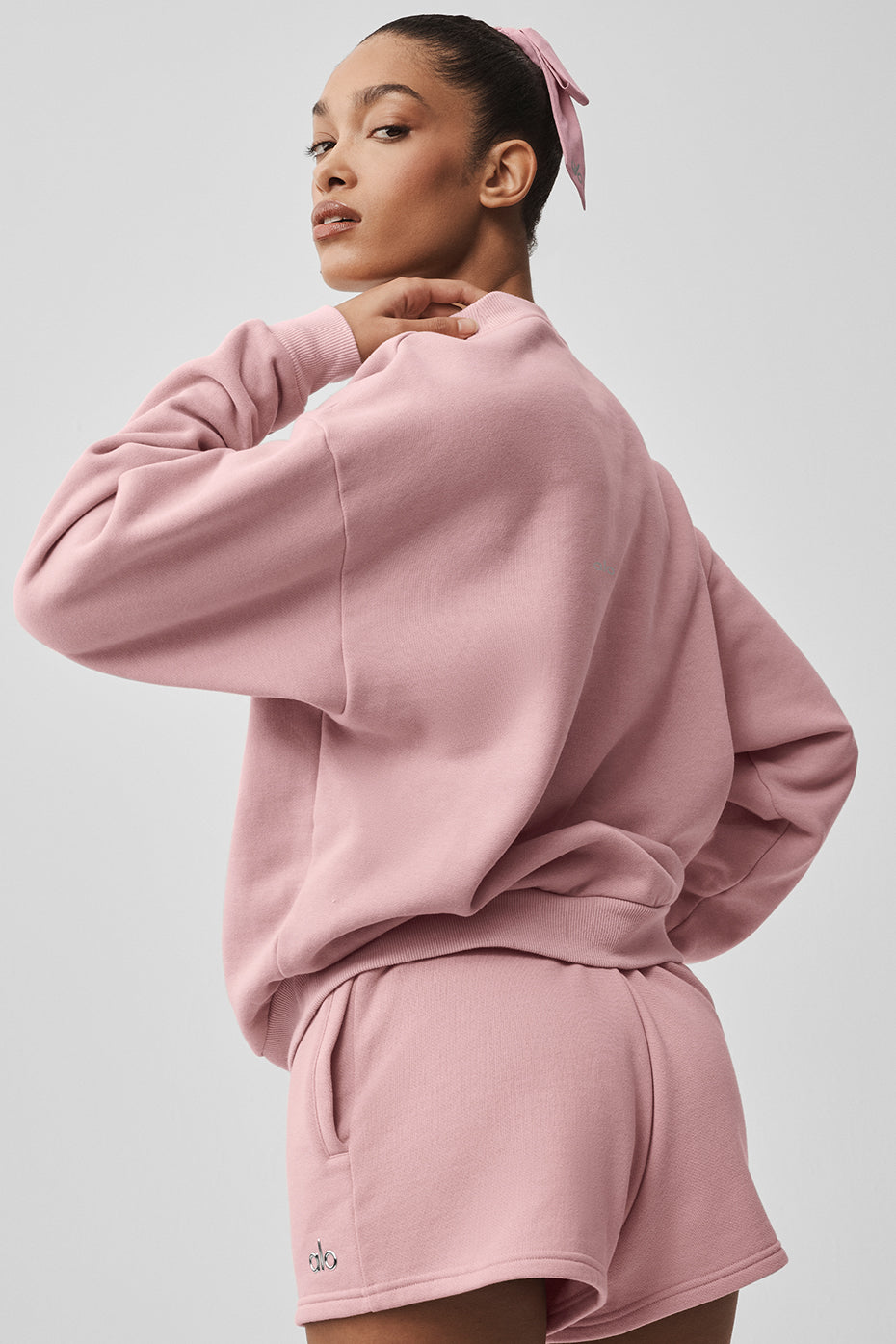 Accolade Crew Neck Pullover - Vintage Pink