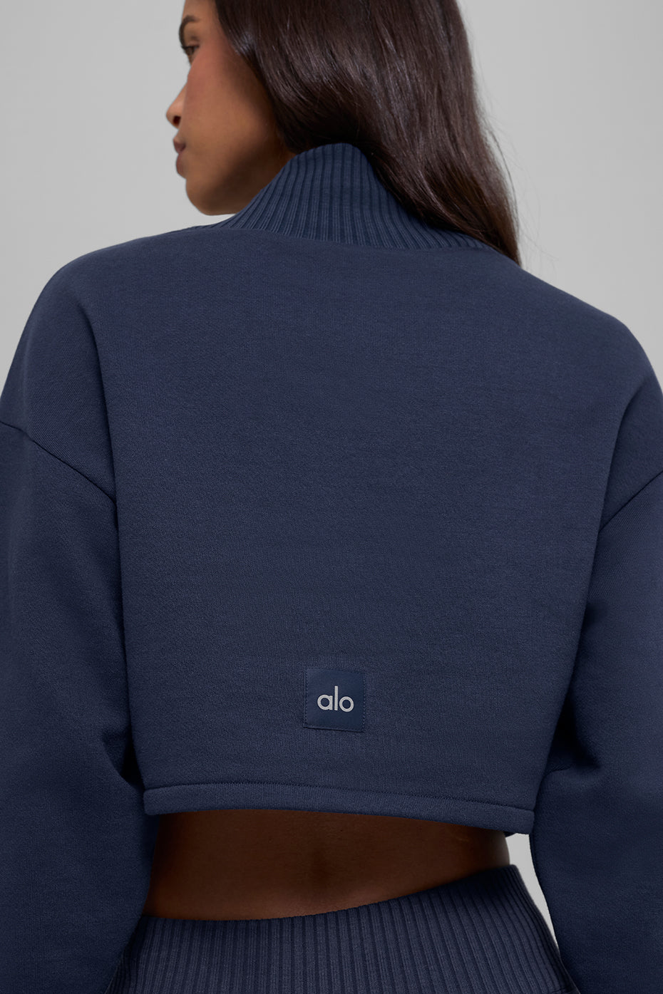 Cropped Serenity Coverup - Navy