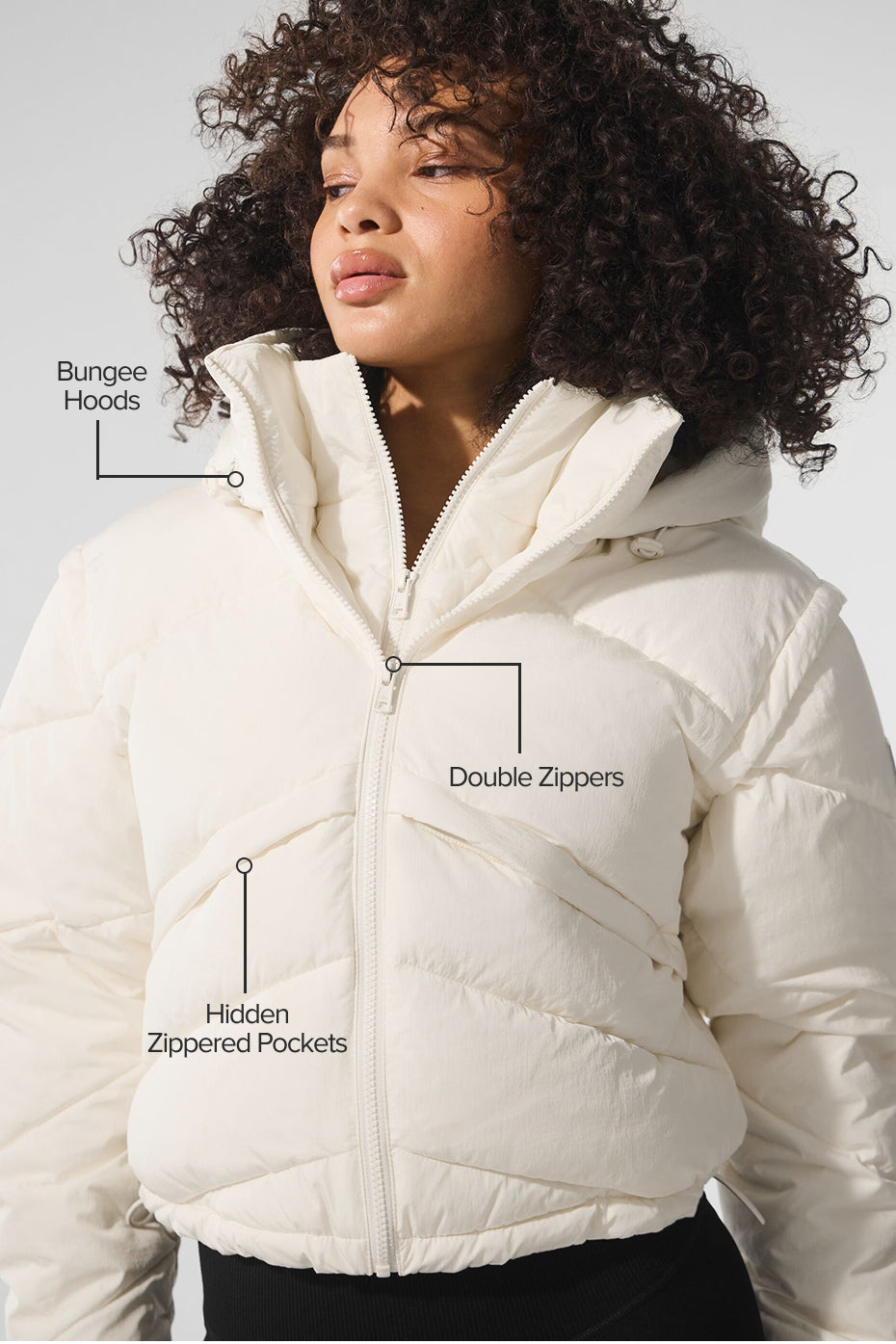 Glacier Puffer - Ivory