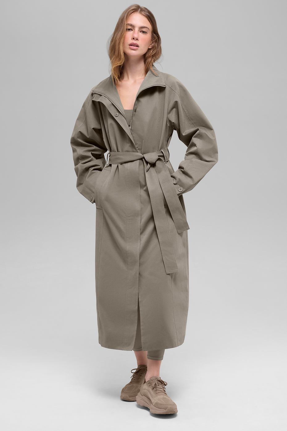 Journey Trench Coat - Light Cocoa