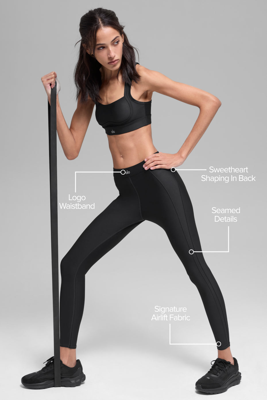 Airlift High-Waist Ignite 7/8 Legging - Black